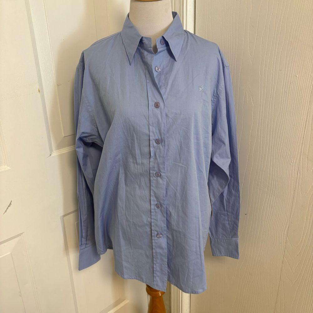 Lilly Pulitzer Classic Button Up Shirt Periwinkle